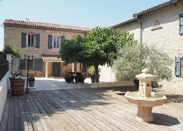 De Doat, De Charme 4 Etoiles Dans Le Triangle D Or Proche Gaillac Et Albi 度假居 *